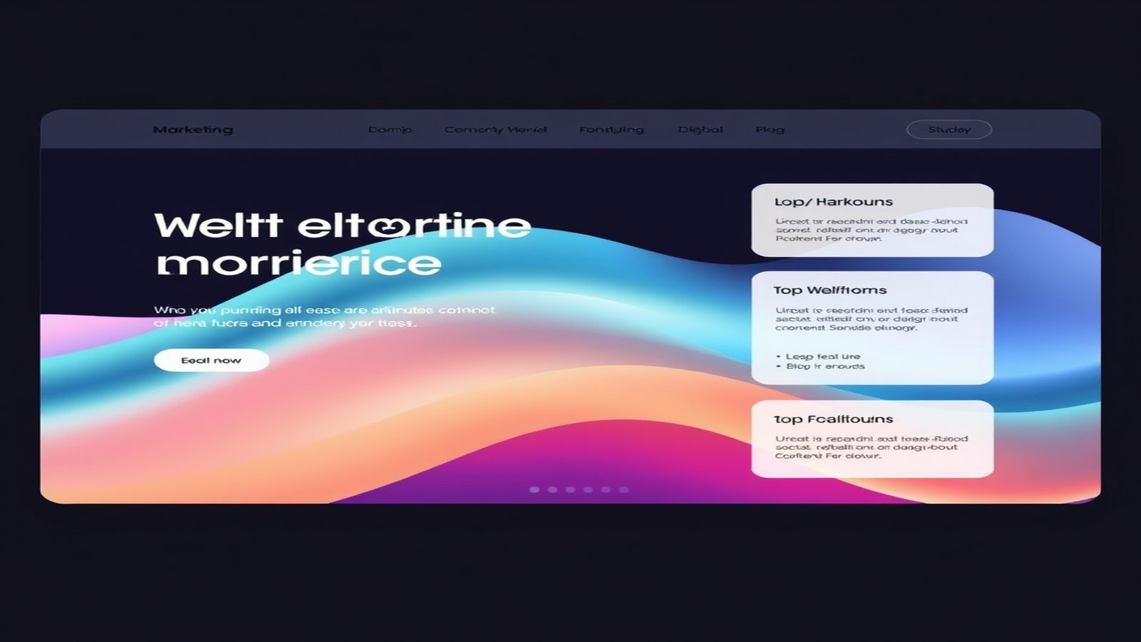 Liquid layout demonstration showing flexible column behavior and responsive width adaptation in DFM2HTML