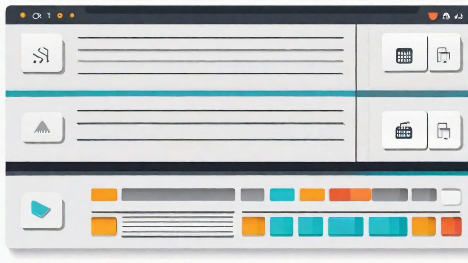 Browser window showing an accessible dropdown navigation menu with keyboard focus indicators