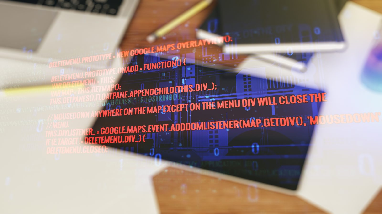 Code editor showing optimised CSS stylesheet with critical styles highlighted for fast page rendering